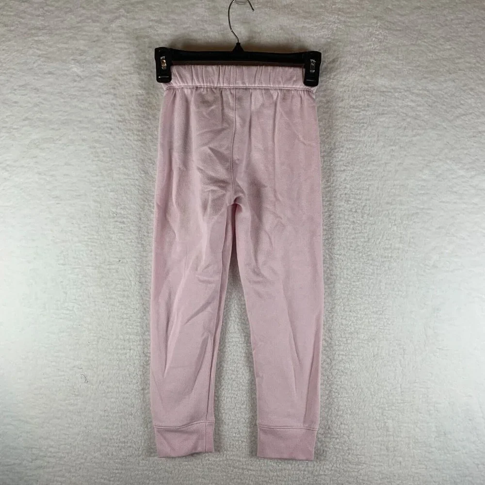 Nike Jogging Suit Kids 6X Pink Cotton Long Sleeve Kangaroo Pocket Pullover S6656 - Picture 4 of 13
